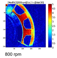 Thermo iron loss visualization device